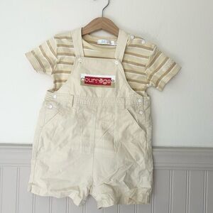 Rare Vintage Courrèges Paris Baby Overall Set Size 100 (US 3-4) Special Capsule